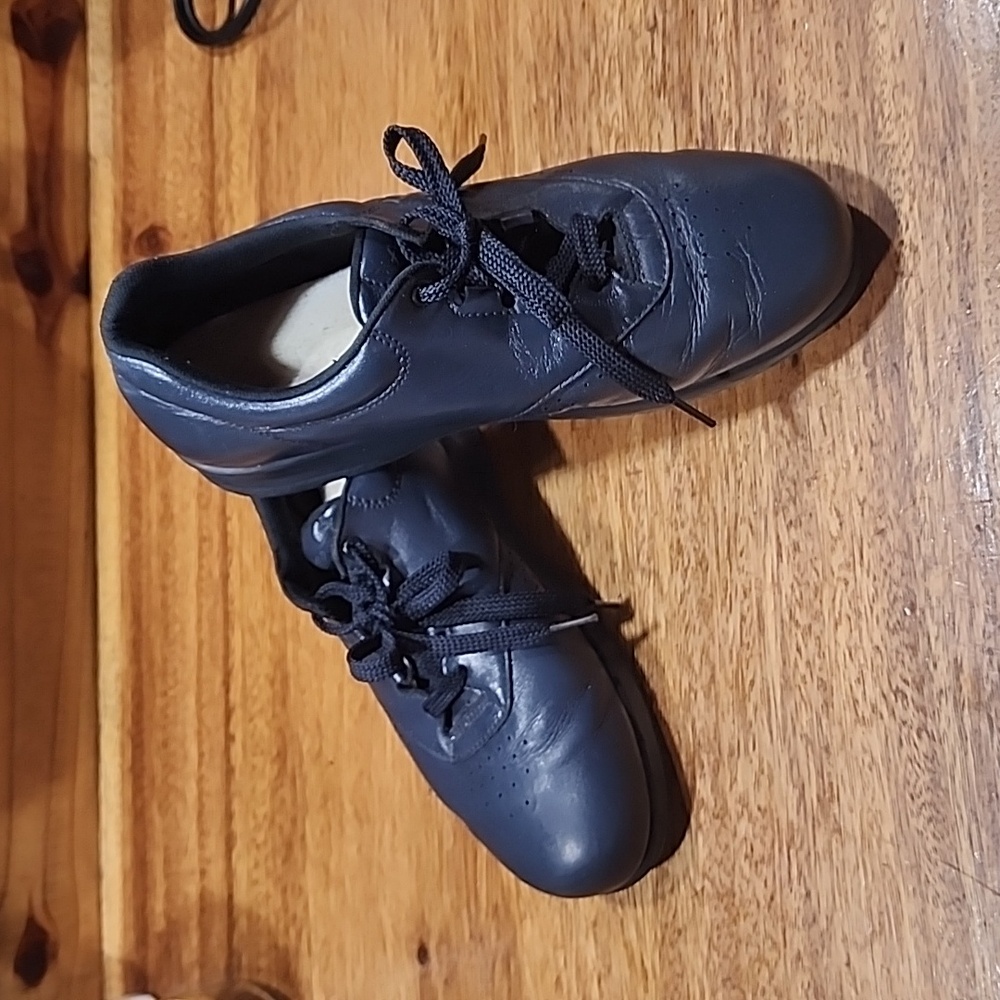 SAS Free-Time Walking Shoe Blue Leather Size 7M